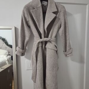NWOT Express Women's Herringbone Coat